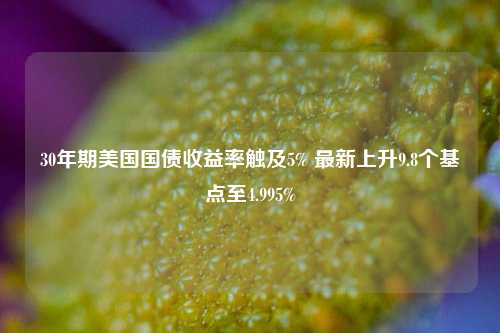 30年期美国国债收益率触及5% 最新上升9.8个基点至4.995%  第1张